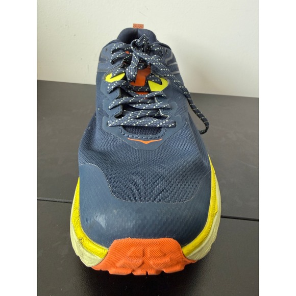 Hoka One One Challenger ATR 6 GTX Mens 9.5D Trail Running Shoes Navy Yellow